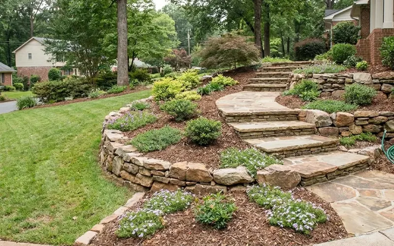 Landscaping in Sandy Springs, GA by 4 Seasons